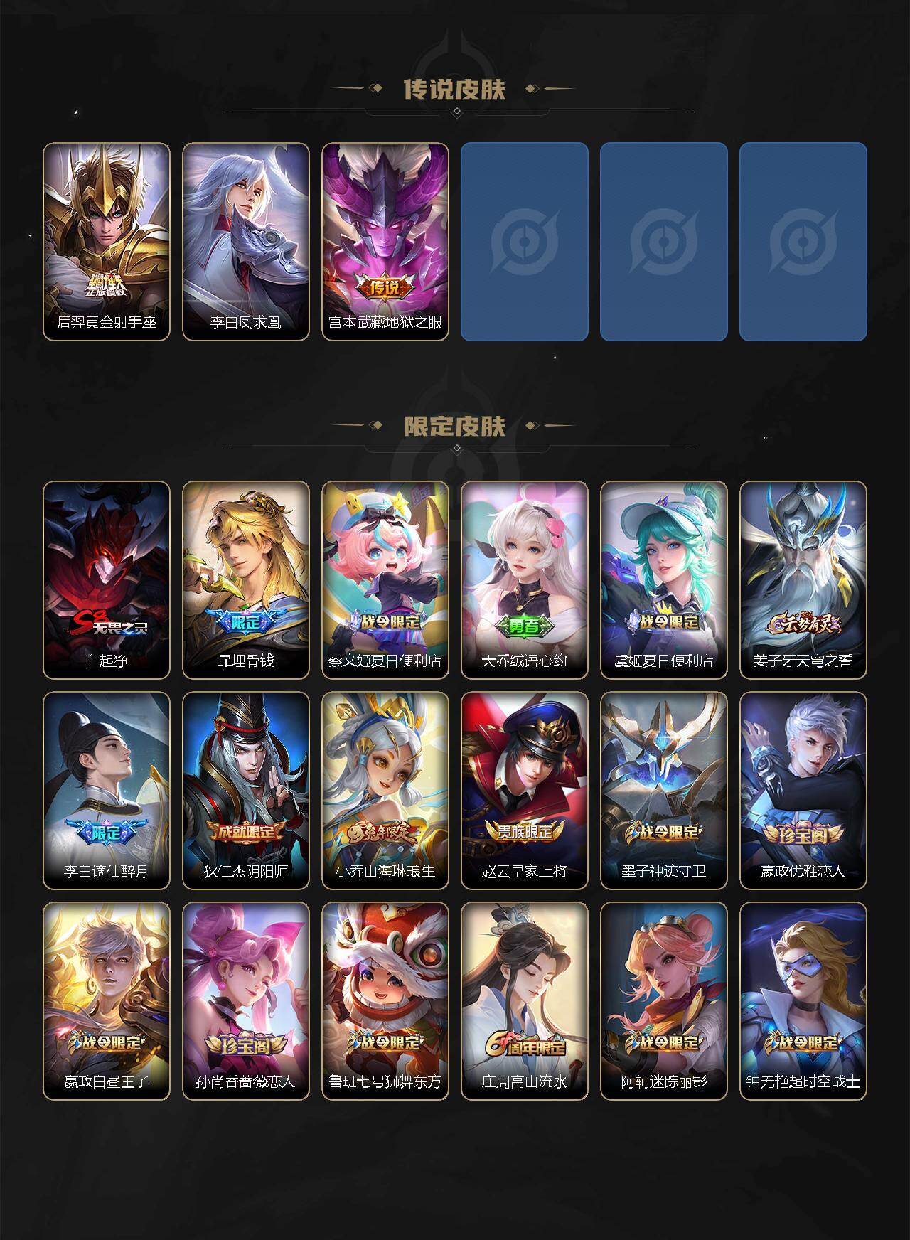 WZ03424020王者荣耀账号详情图3