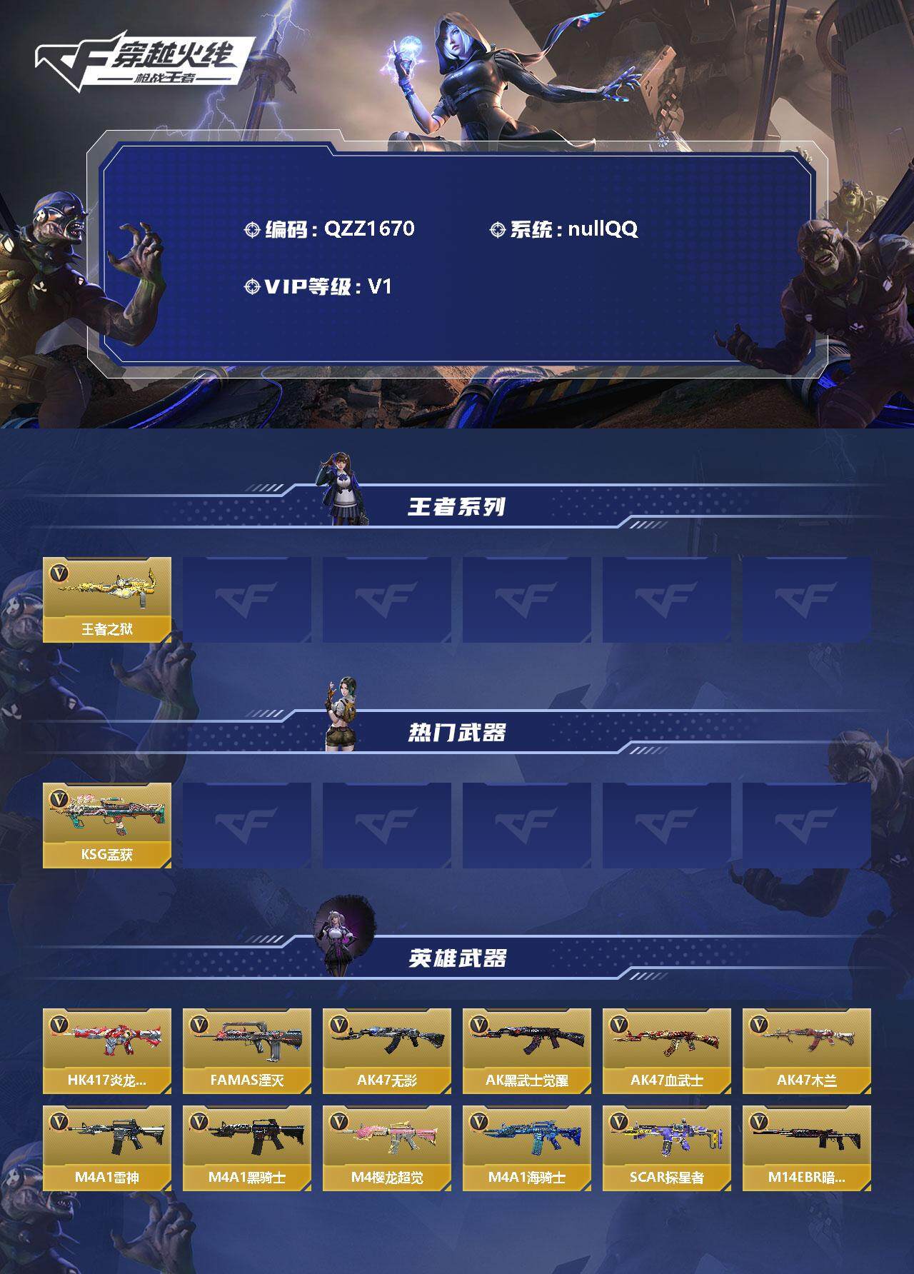 CFMEY346440枪战王者账号详情图2