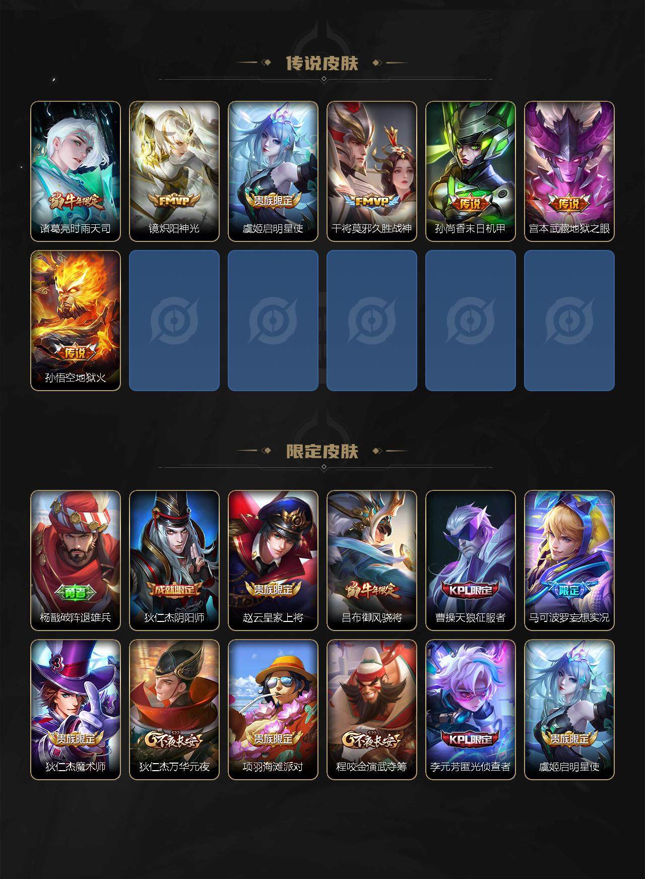 WZLFY3263233王者荣耀账号详情图3