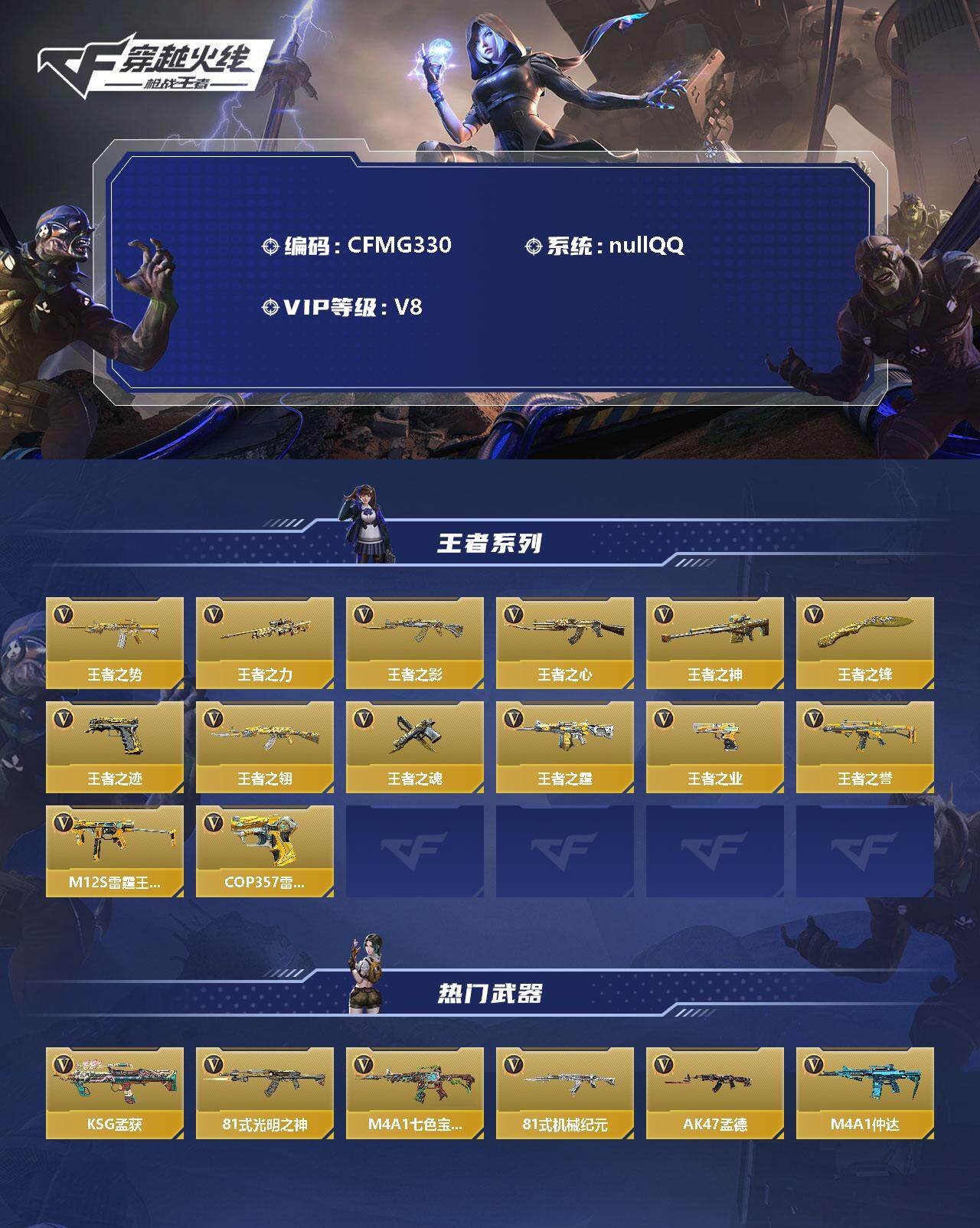 CFMEY346547枪战王者账号详情图2 CFMEY346547枪战王者账号详情图2