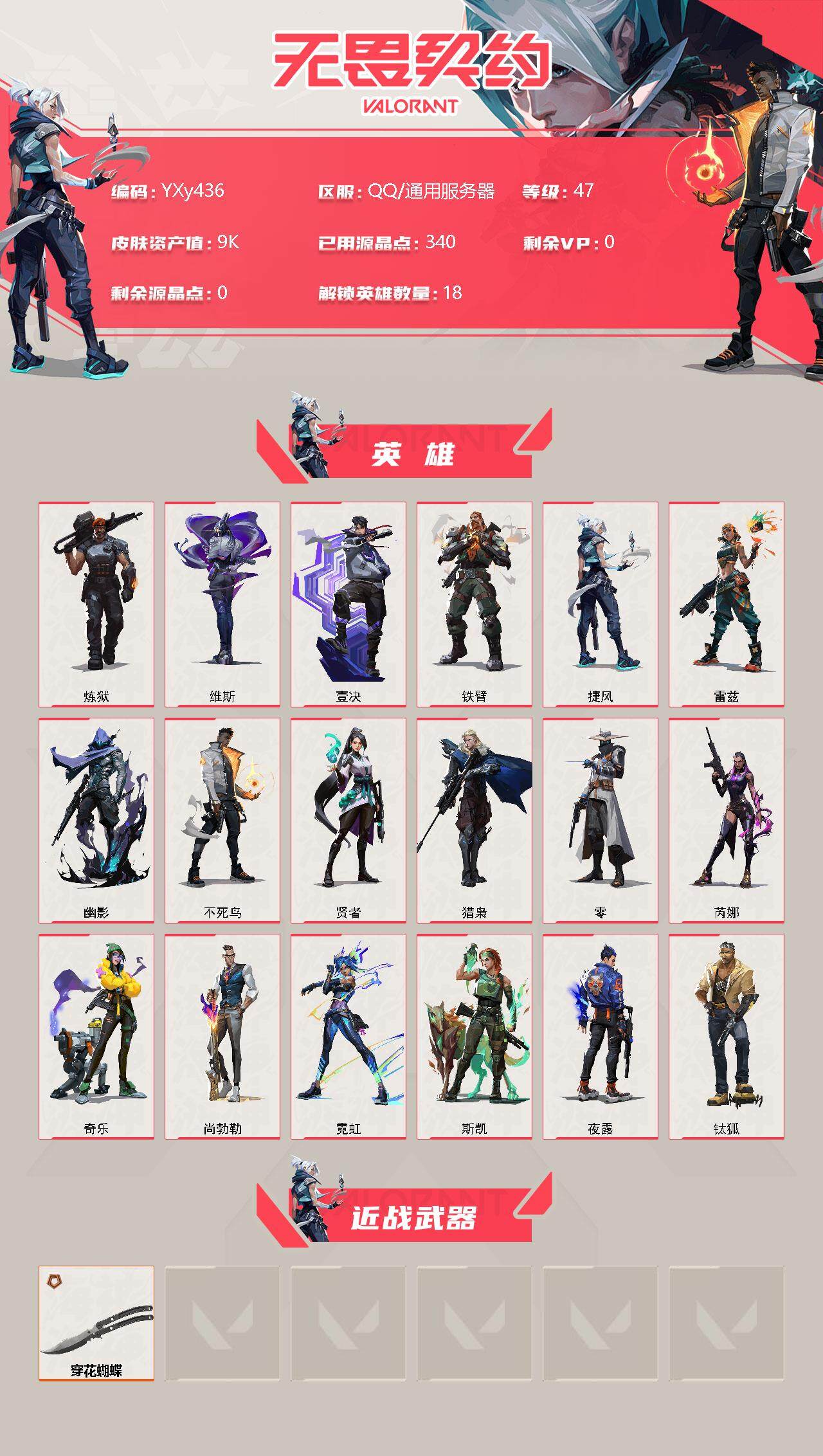 WWQYXS312020无畏契约账号详情图2 WWQYXS312020无畏契约账号详情图2