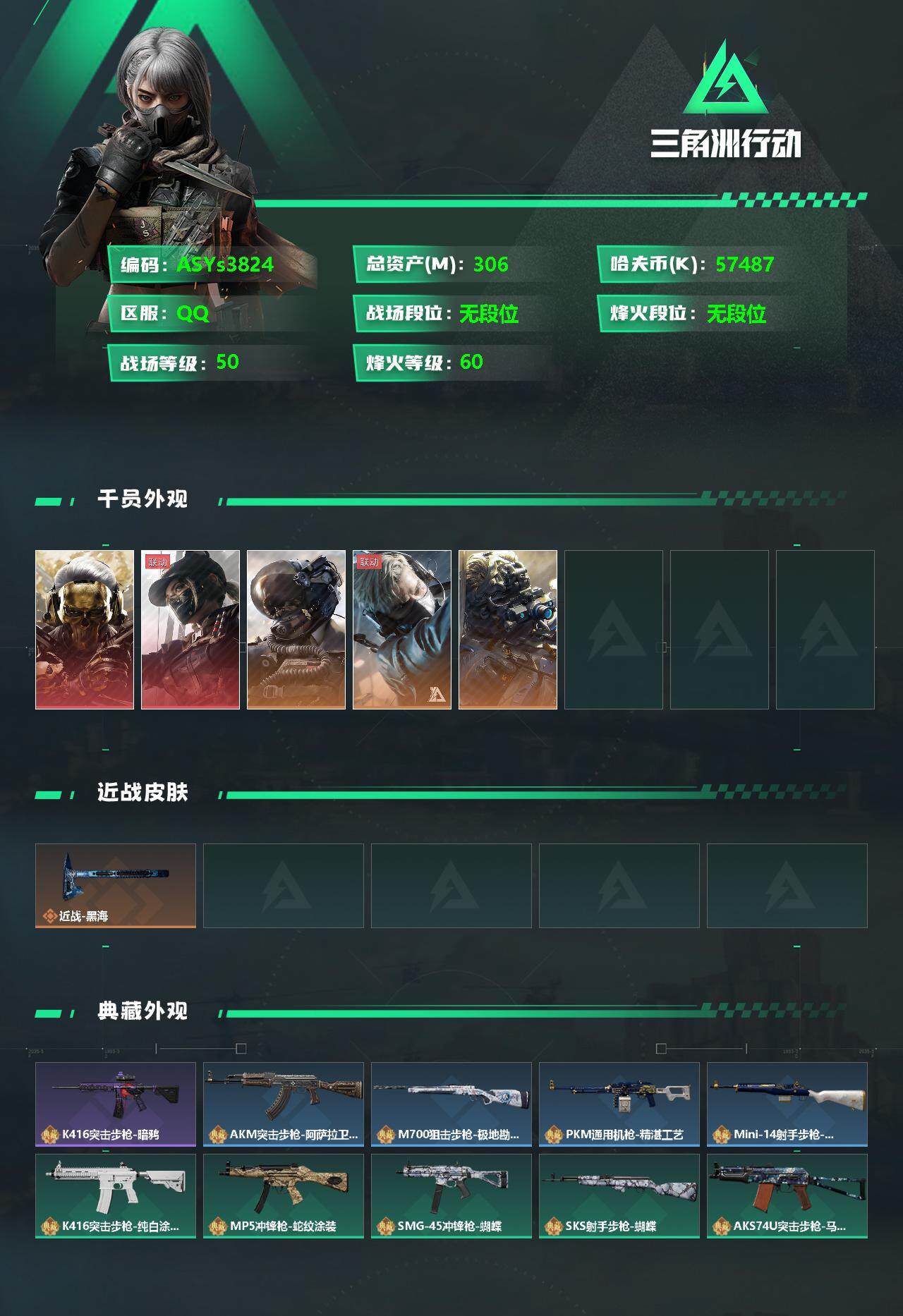SJZYXS328381三角洲行动账号详情图2 SJZYXS328381三角洲行动账号详情图2