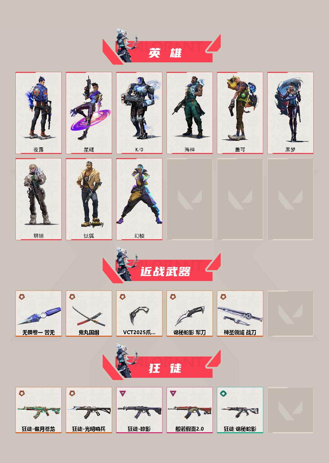 WWQYXS312034无畏契约账号详情图3