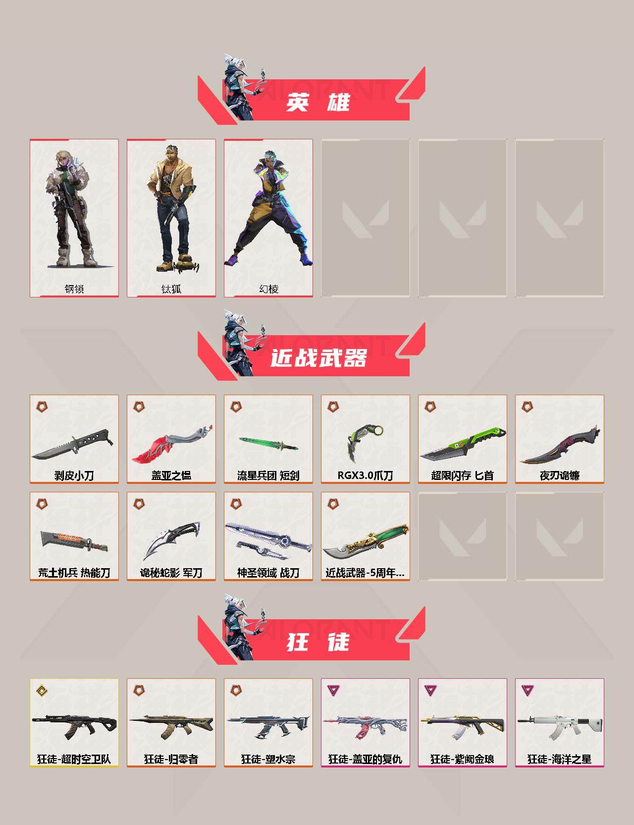 WWQEY311774无畏契约账号详情图3