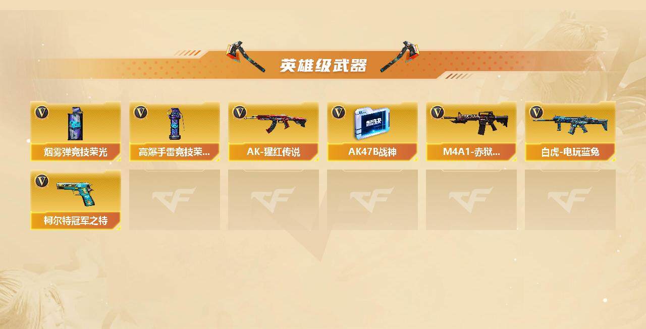 CFLX328562穿越火线账号详情图4 CFLX328562穿越火线账号详情图4
