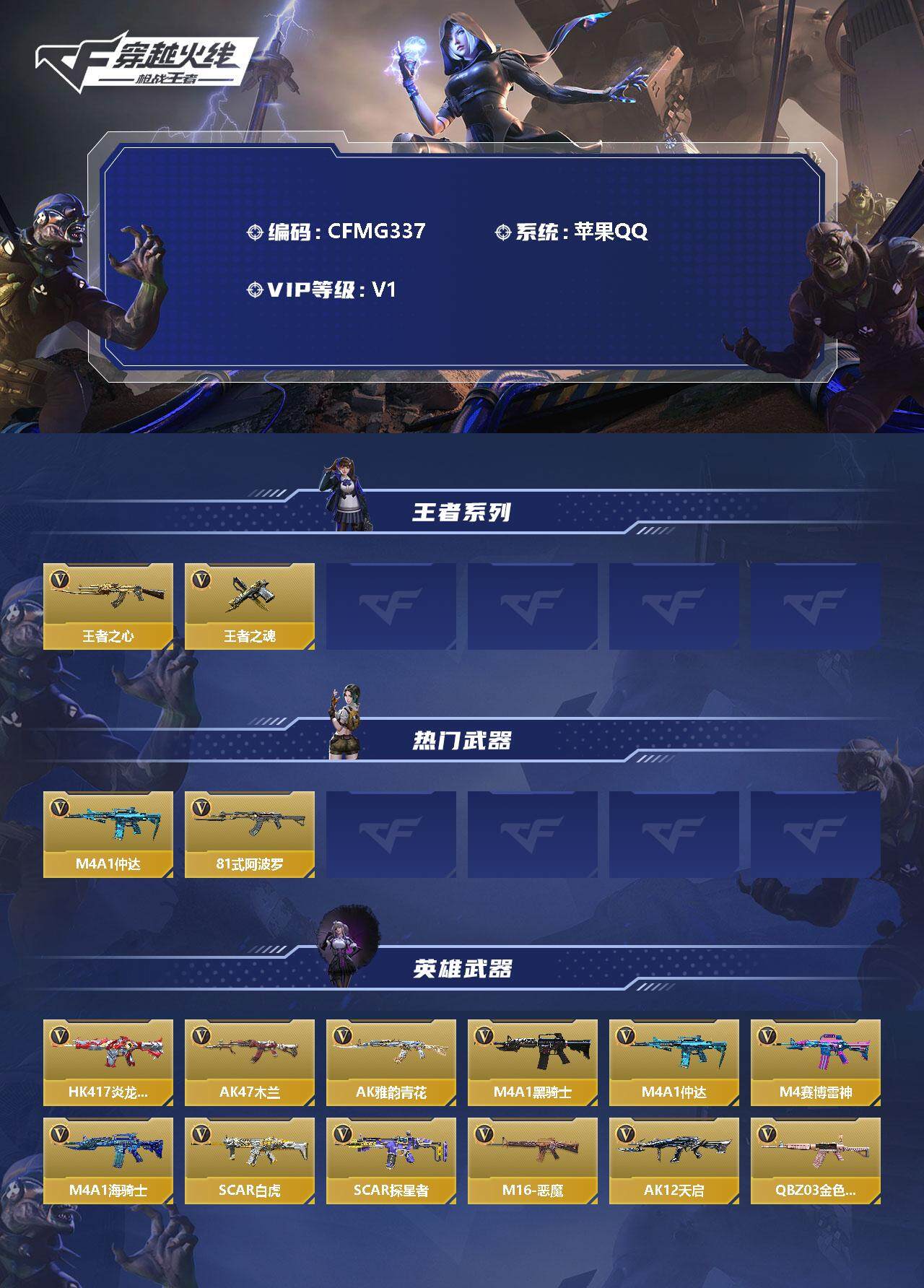 CFMEY346812枪战王者账号详情图2
