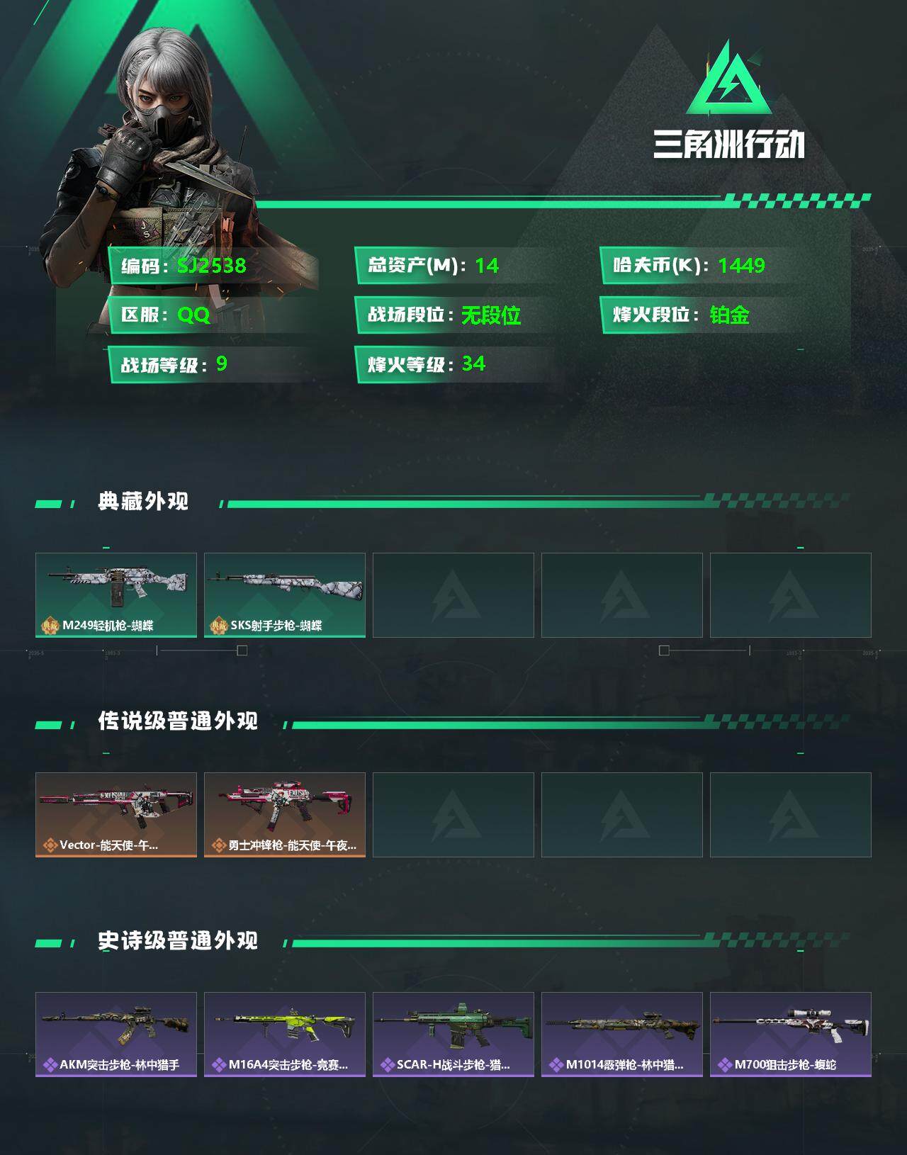 SJZEY328703三角洲行动账号详情图2
