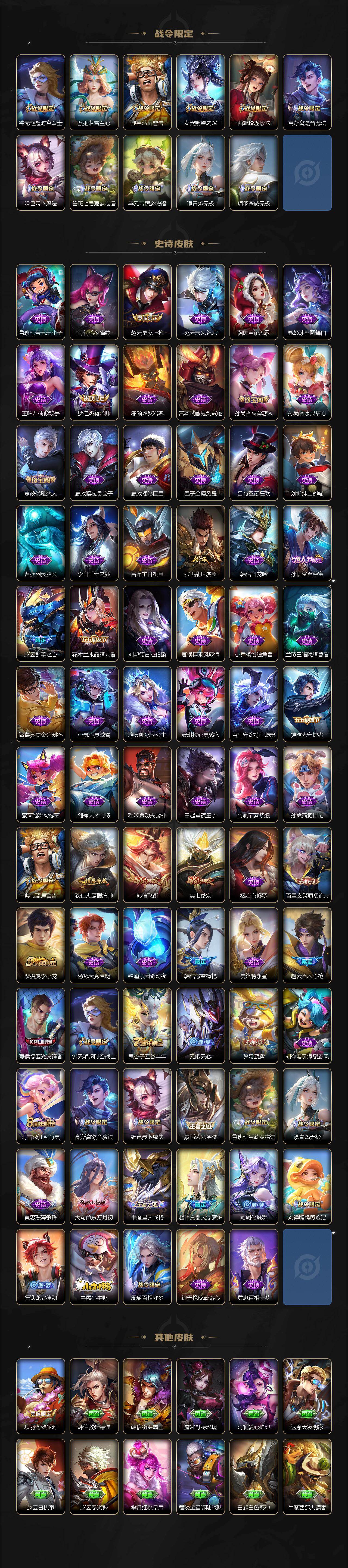 WZ0349260王者荣耀账号详情图4 WZ0349260王者荣耀账号详情图4