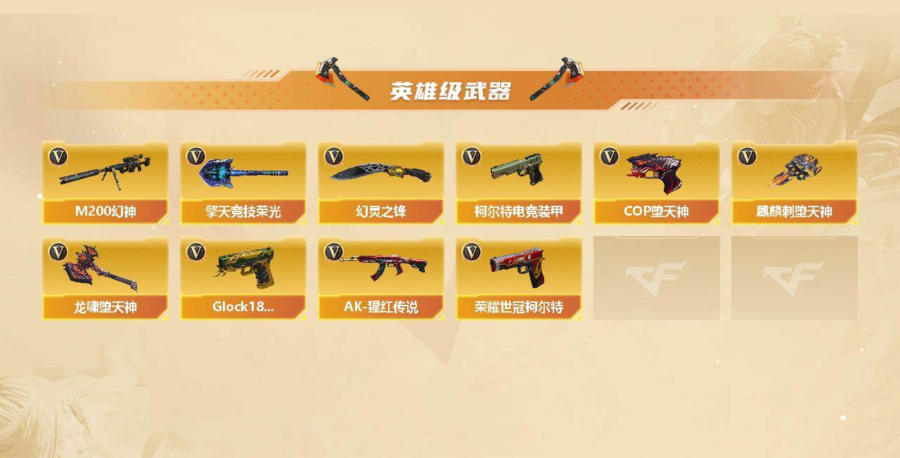 CFLX334003穿越火线账号详情图3