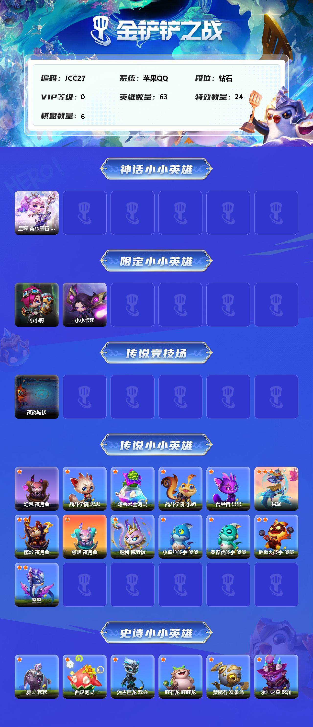 JCCEY33144金铲铲之战账号详情图2 JCCEY33144金铲铲之战账号详情图2
