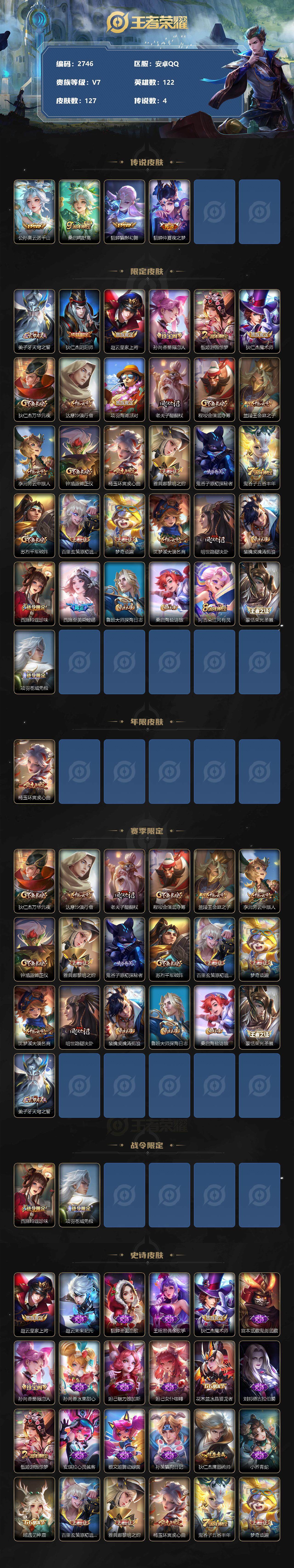 WZJZ3272424王者荣耀账号详情图2