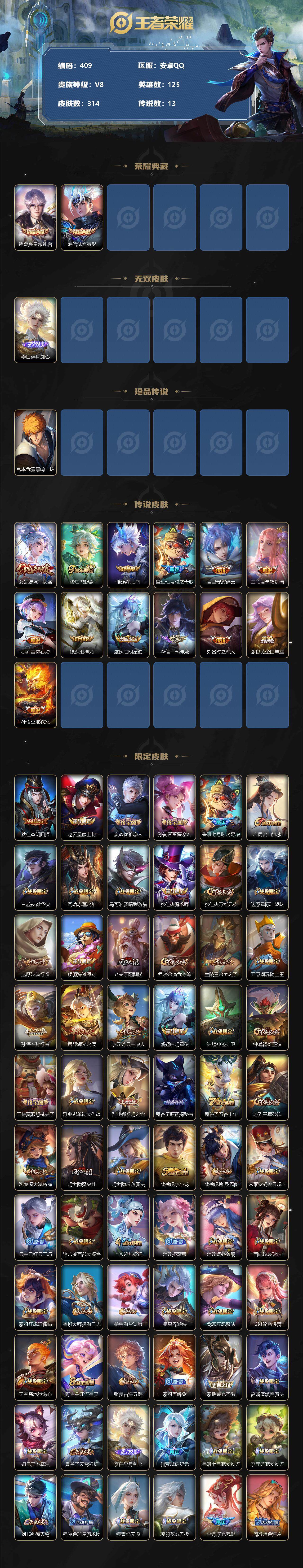 WZLX3378745王者荣耀账号详情图2