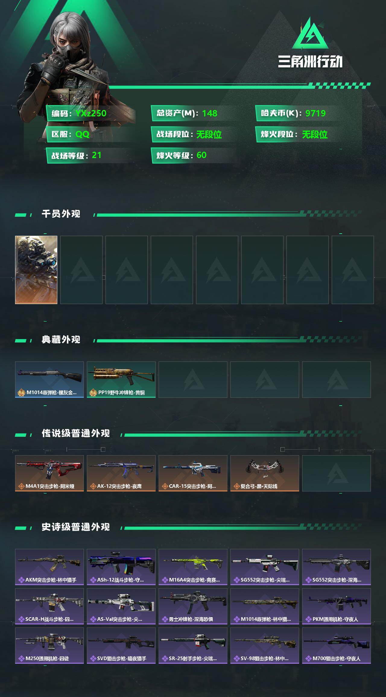 SJZYXS329339三角洲行动账号详情图2