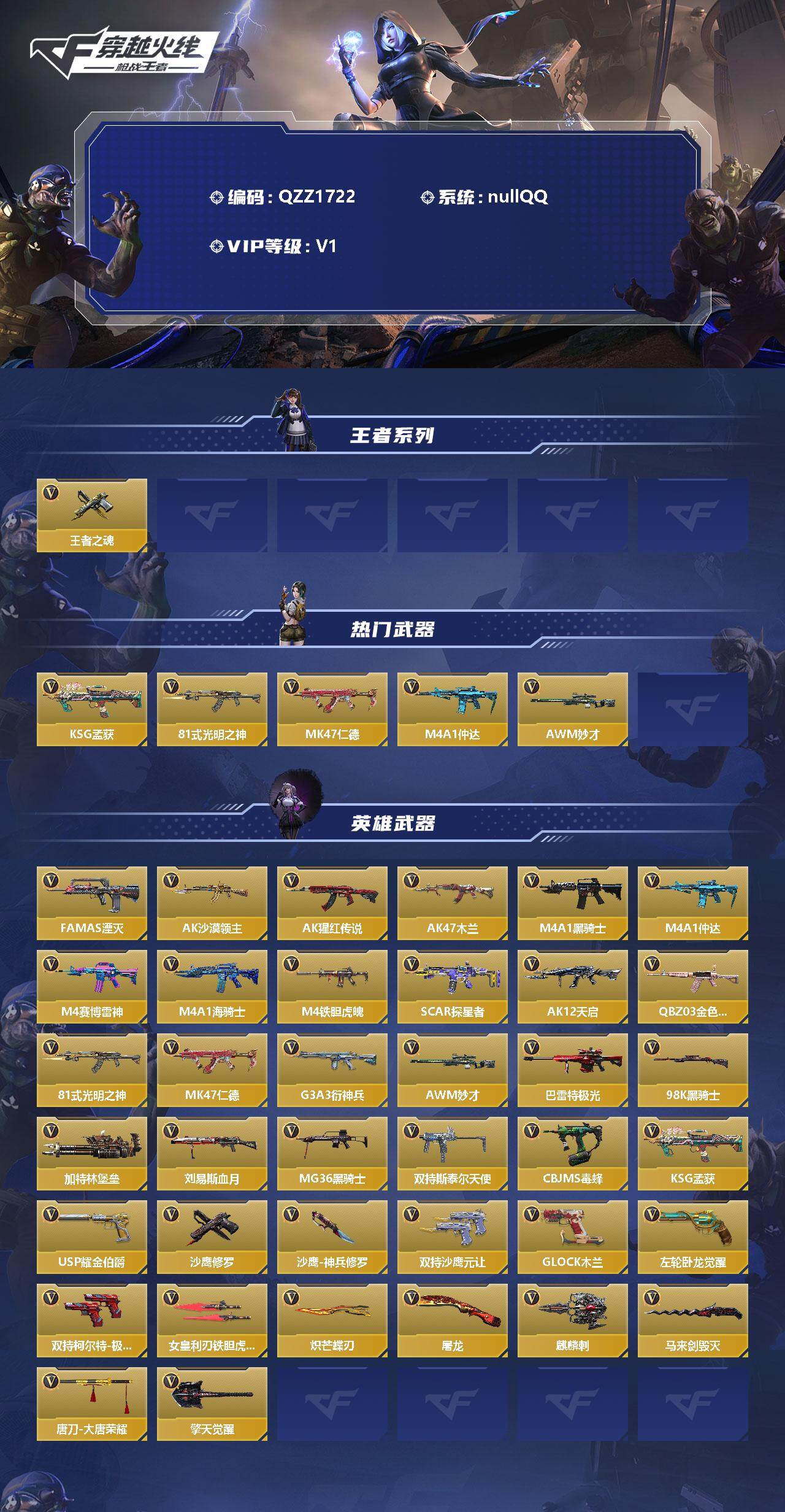 CFMEY347328枪战王者账号详情图2