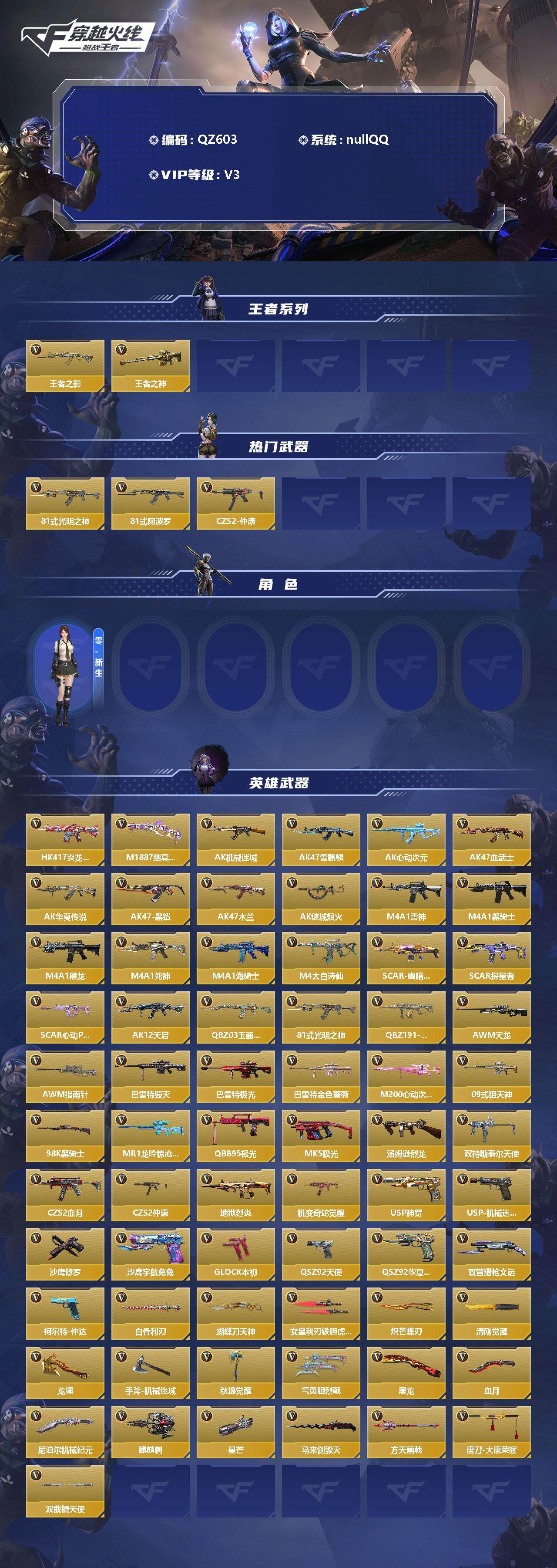 CFMEY347614枪战王者账号详情图2