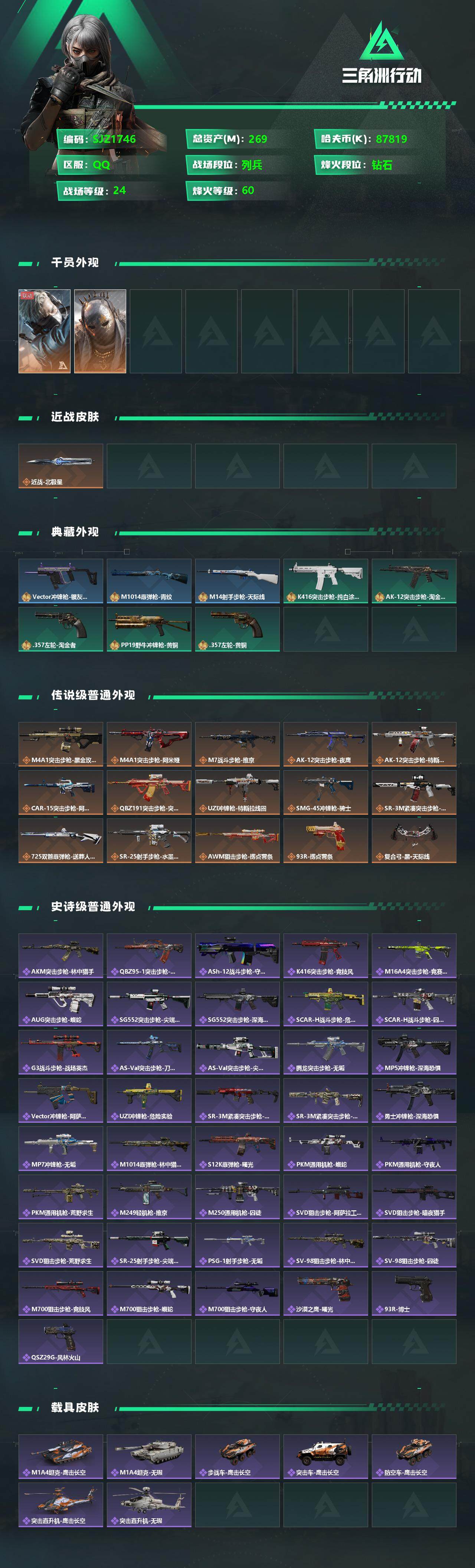 SJZEY329717三角洲行动账号详情图2