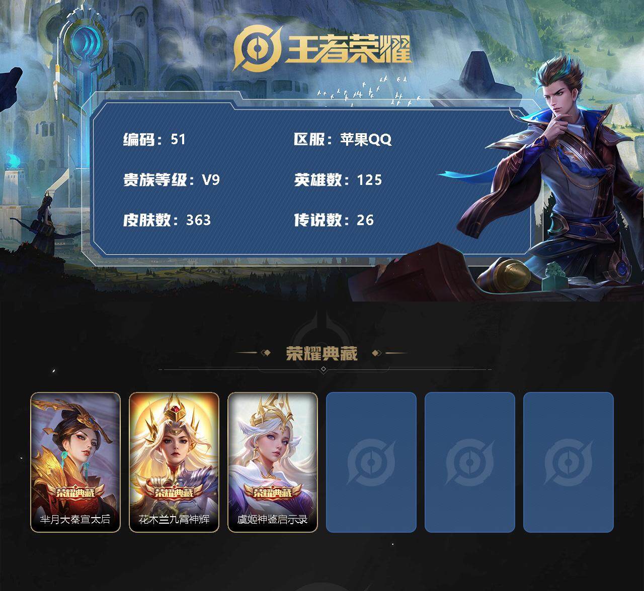 WZCMW3278709王者荣耀账号详情图2