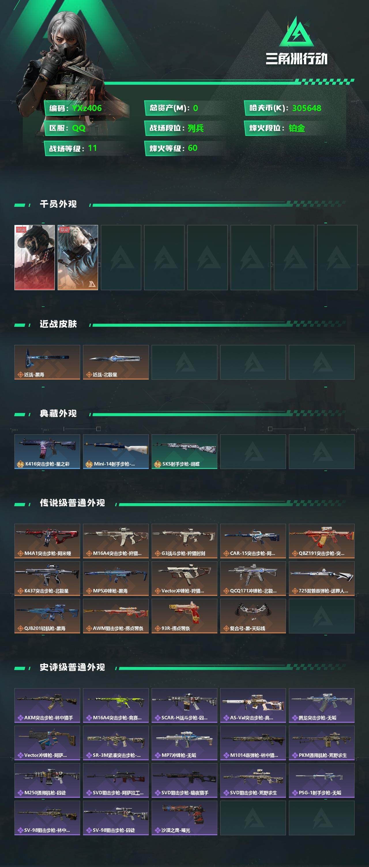 SJZYXS330014三角洲行动账号详情图2