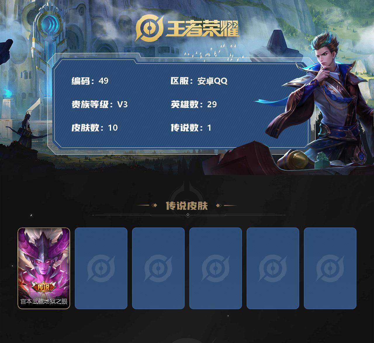 WZBSY3278657王者荣耀账号详情图2