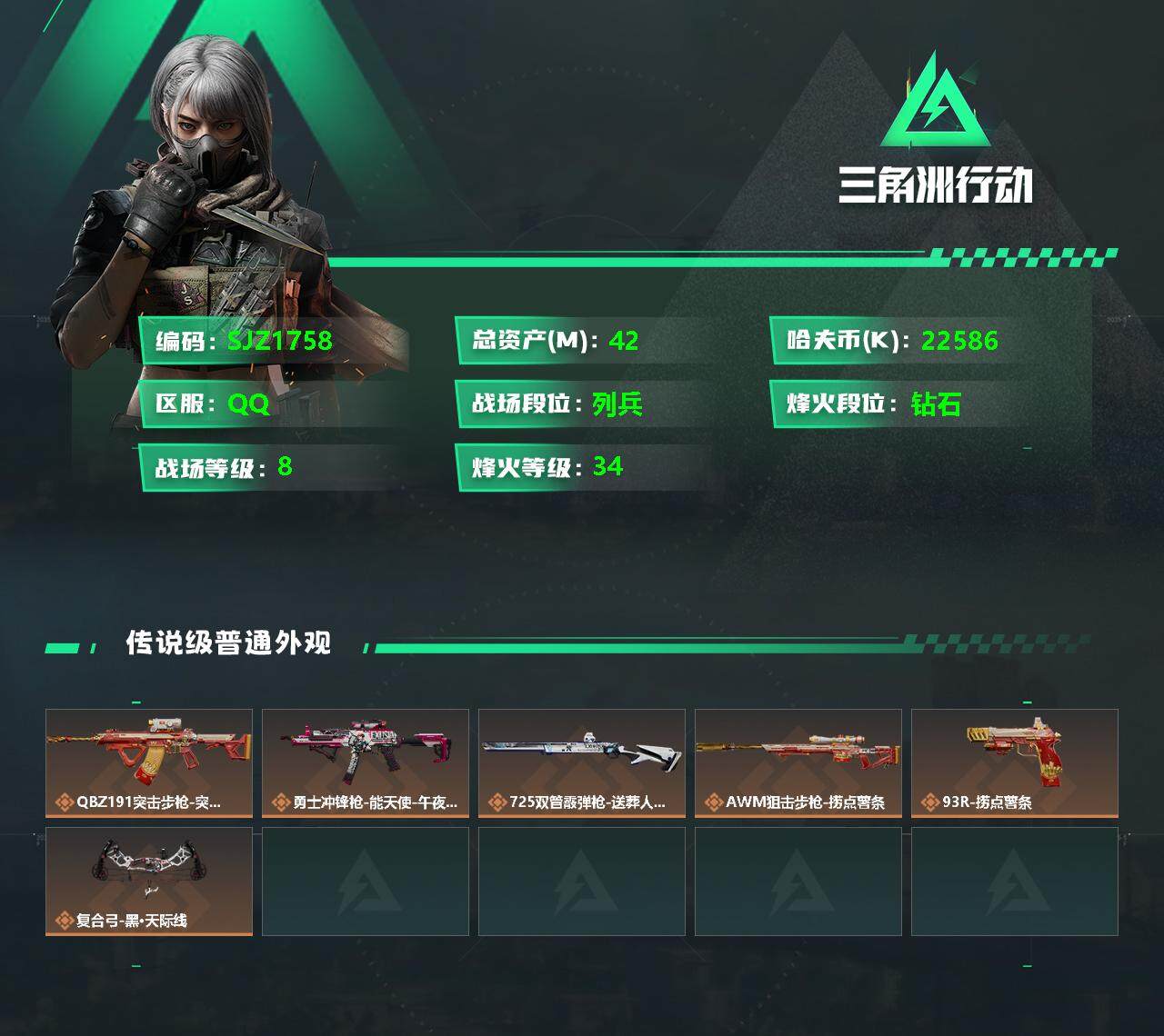 SJZEY329823三角洲行动账号详情图2