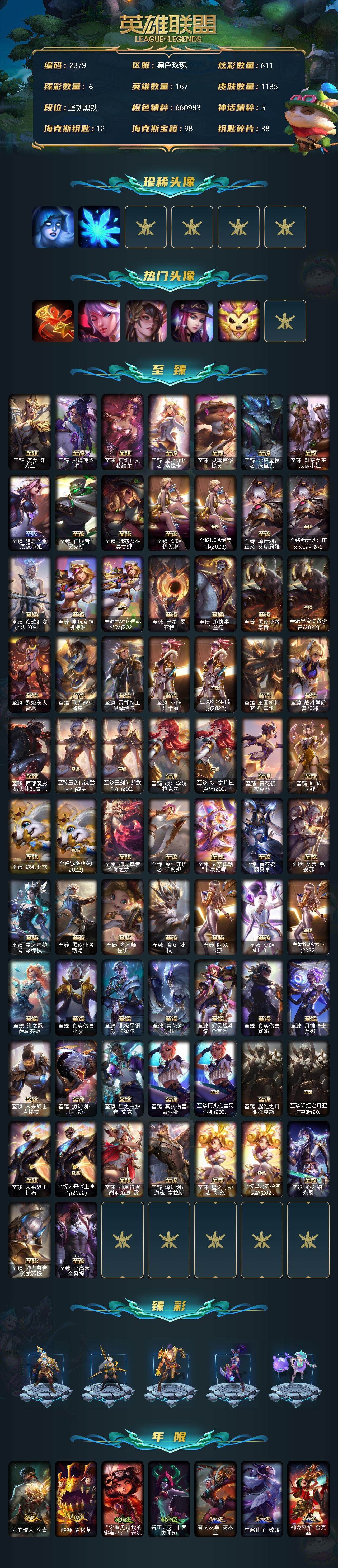LOLCMW311887英雄联盟账号详情图2