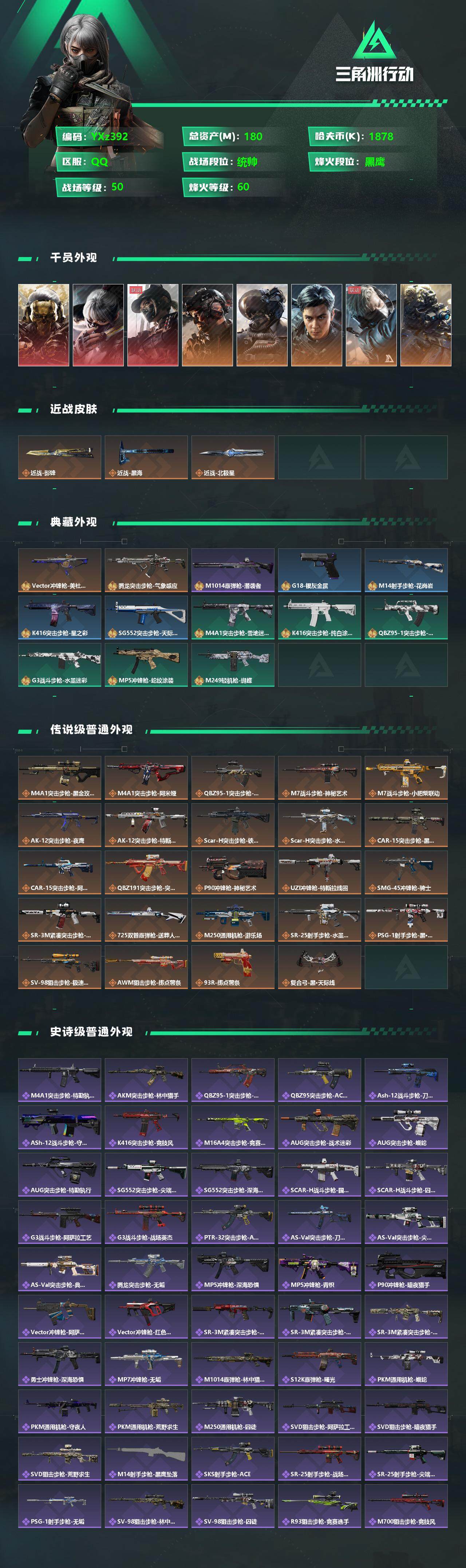SJZYXS330049三角洲行动账号详情图2 SJZYXS330049三角洲行动账号详情图2