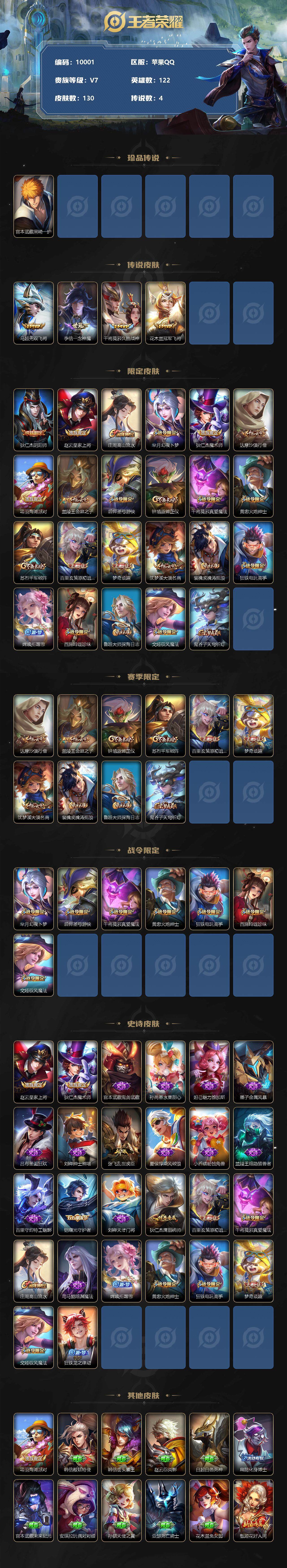 WZBSY3278661王者荣耀账号详情图2