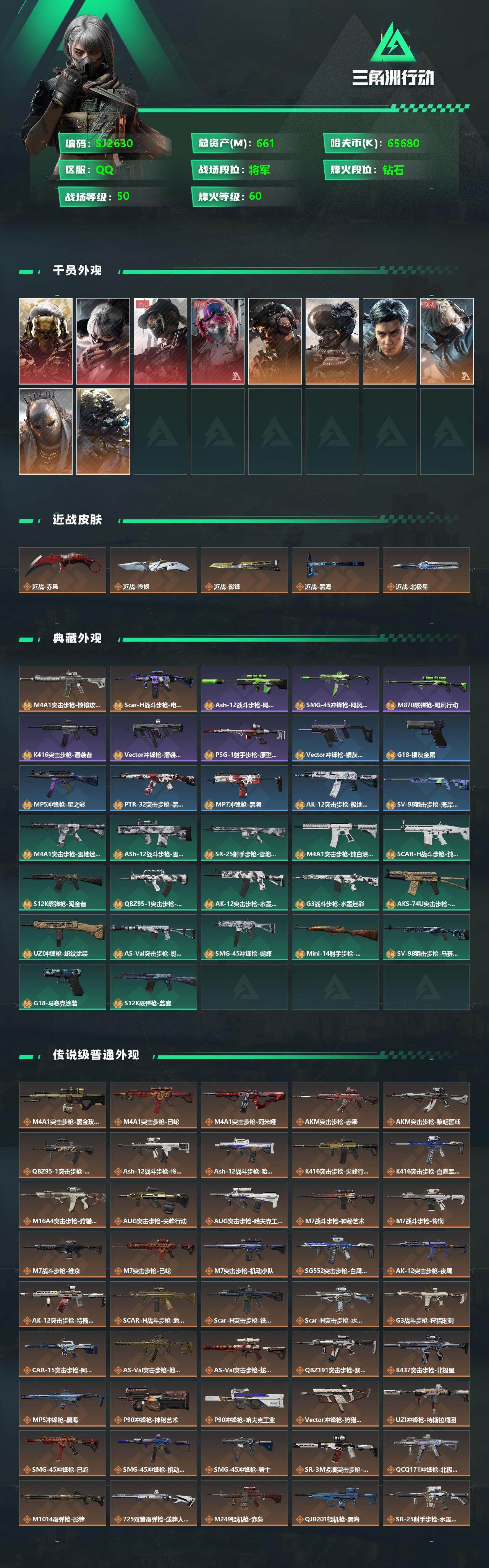 SJZEY329993三角洲行动账号详情图2