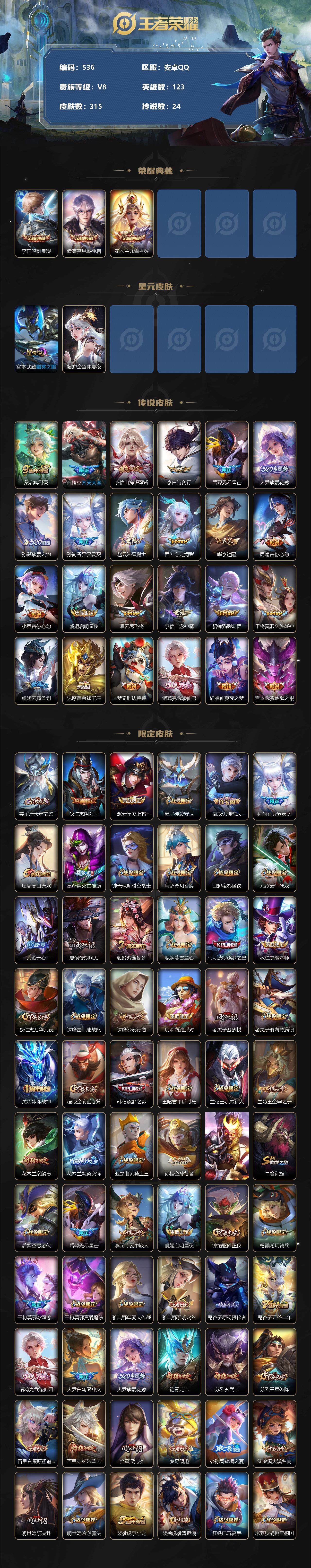 WZLFY3272979王者荣耀账号详情图2