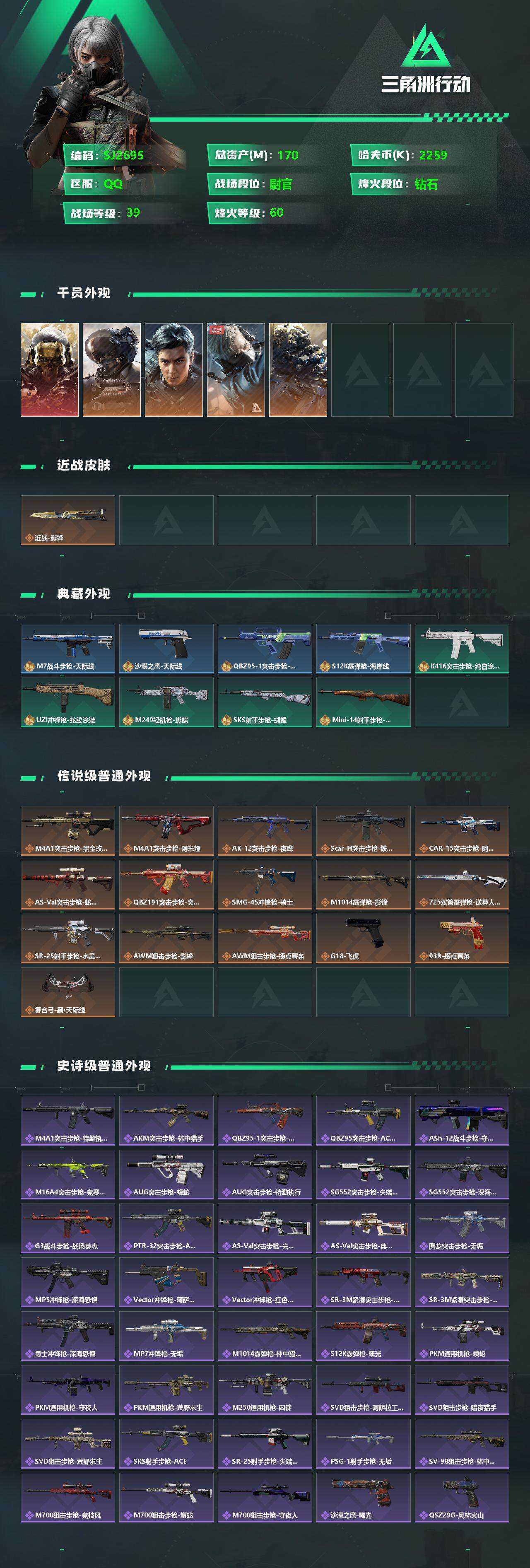 SJZEY330118三角洲行动账号详情图2