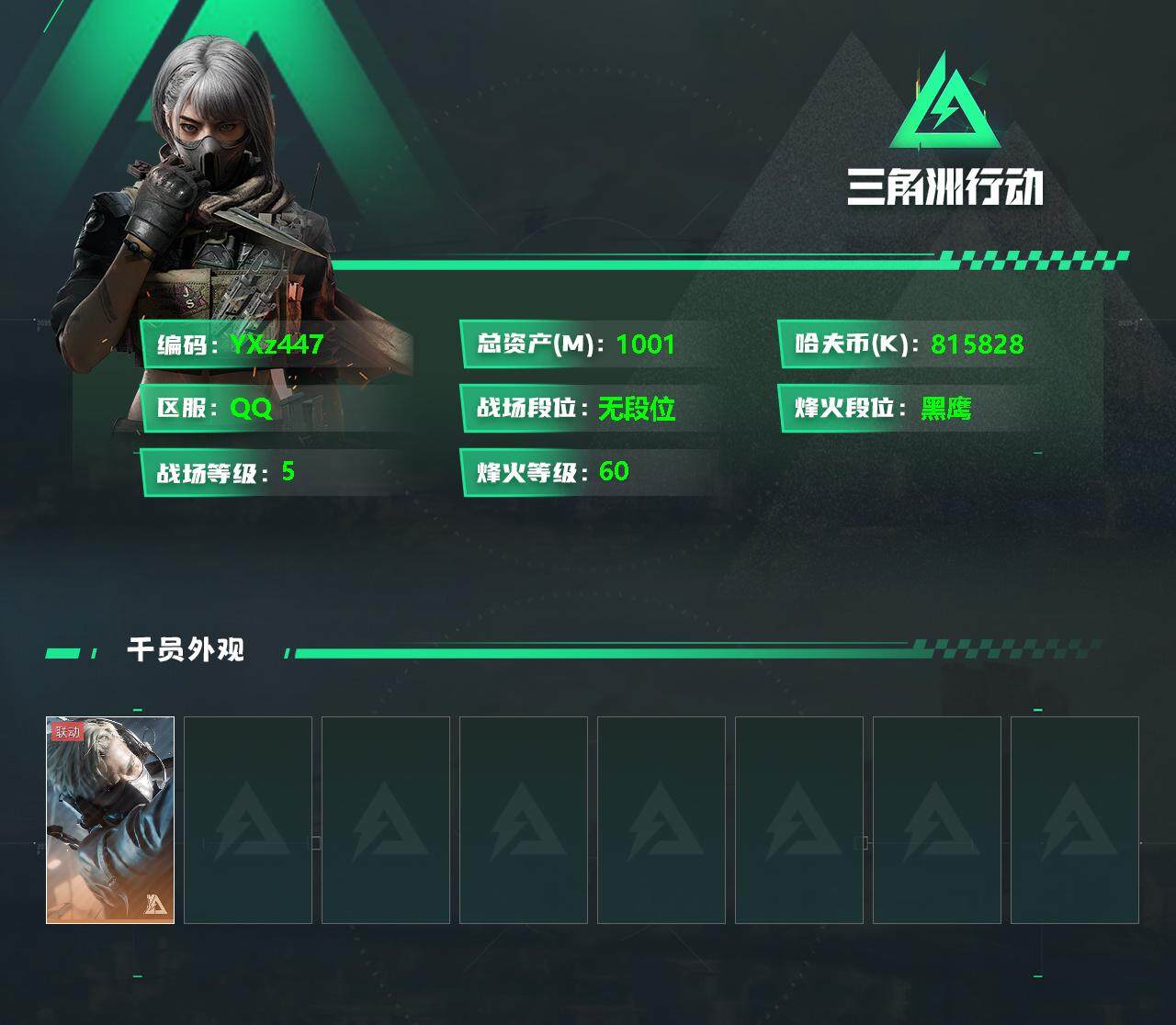 SJZYXS330226三角洲行动账号详情图2 SJZYXS330226三角洲行动账号详情图2