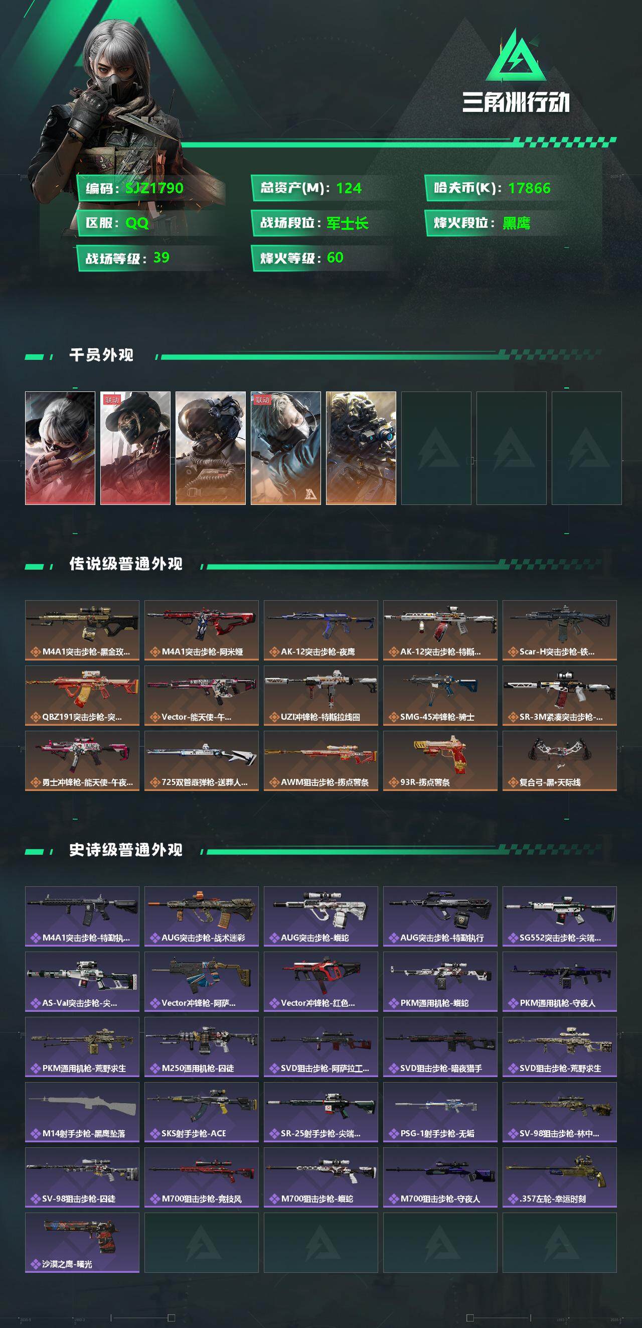 SJZEY330331三角洲行动账号详情图2
