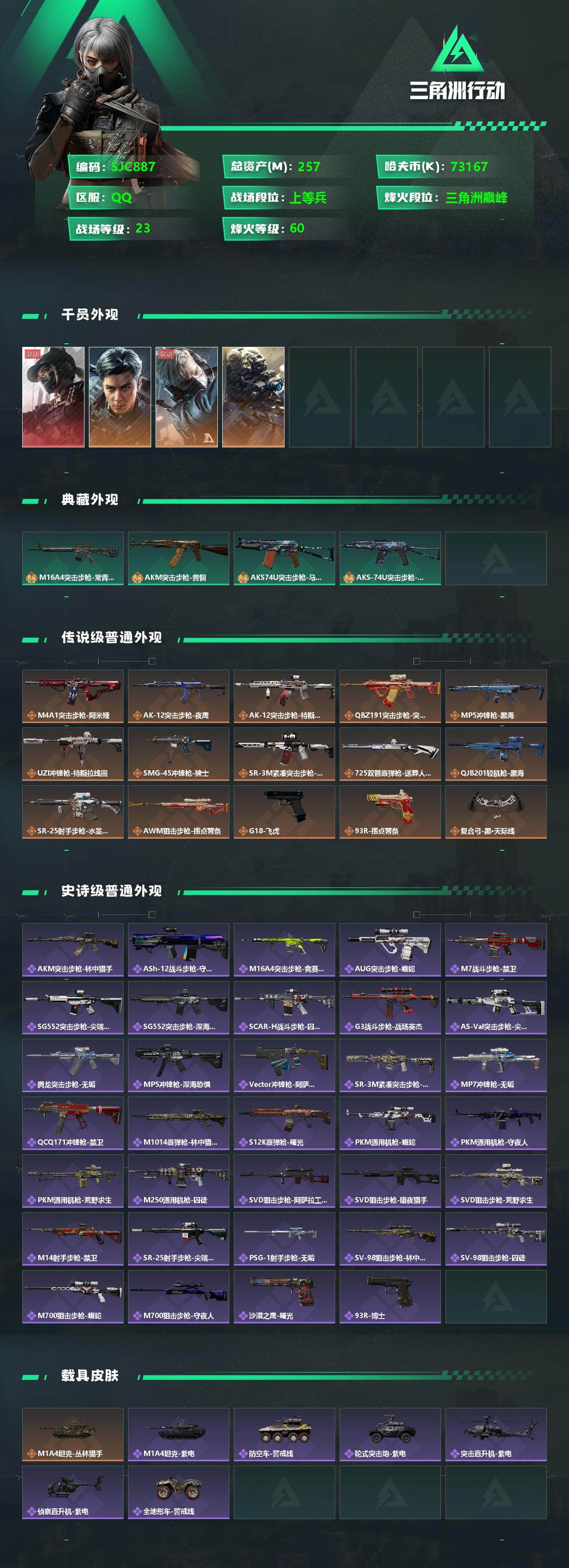 SJZEY330314三角洲行动账号详情图2