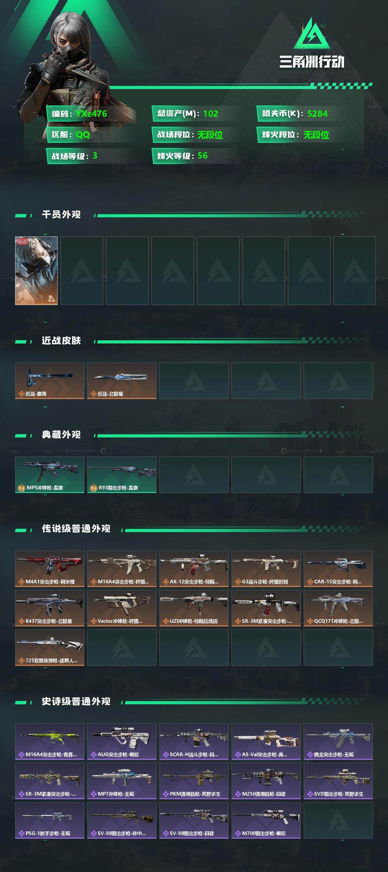 SJZYXS330703三角洲行动账号详情图2