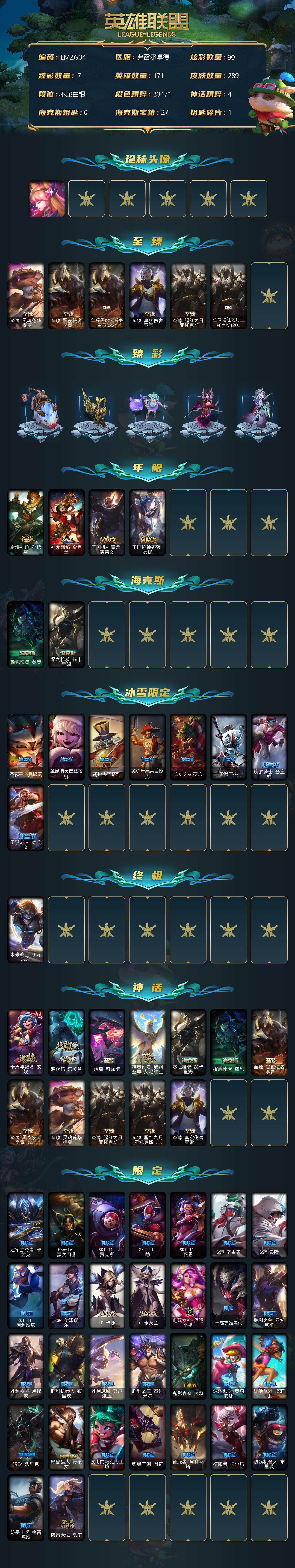 LOLEY312062英雄联盟账号详情图2