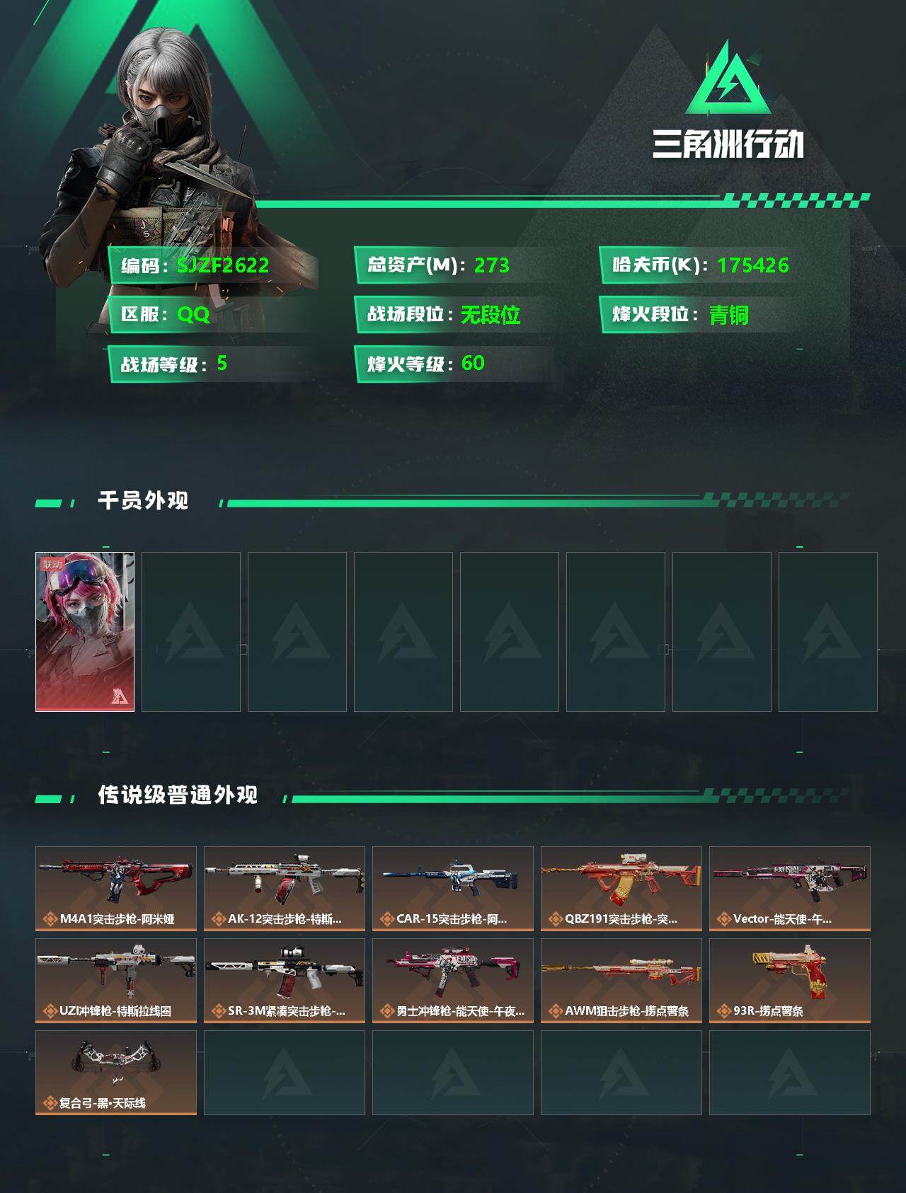 SJZEY330538三角洲行动账号详情图2 SJZEY330538三角洲行动账号详情图2