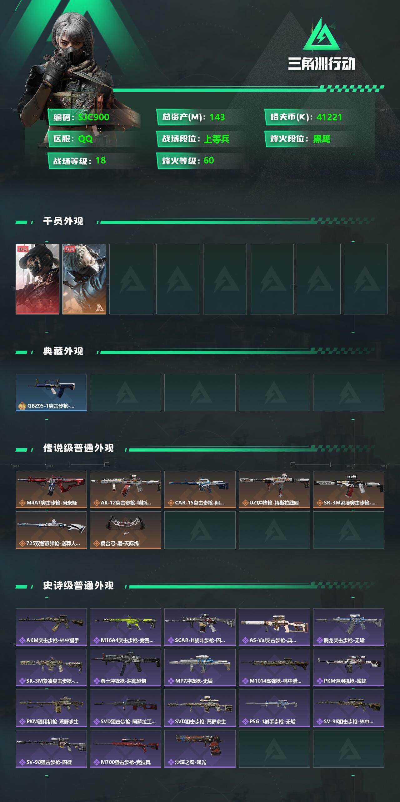SJZEY330651三角洲行动账号详情图2