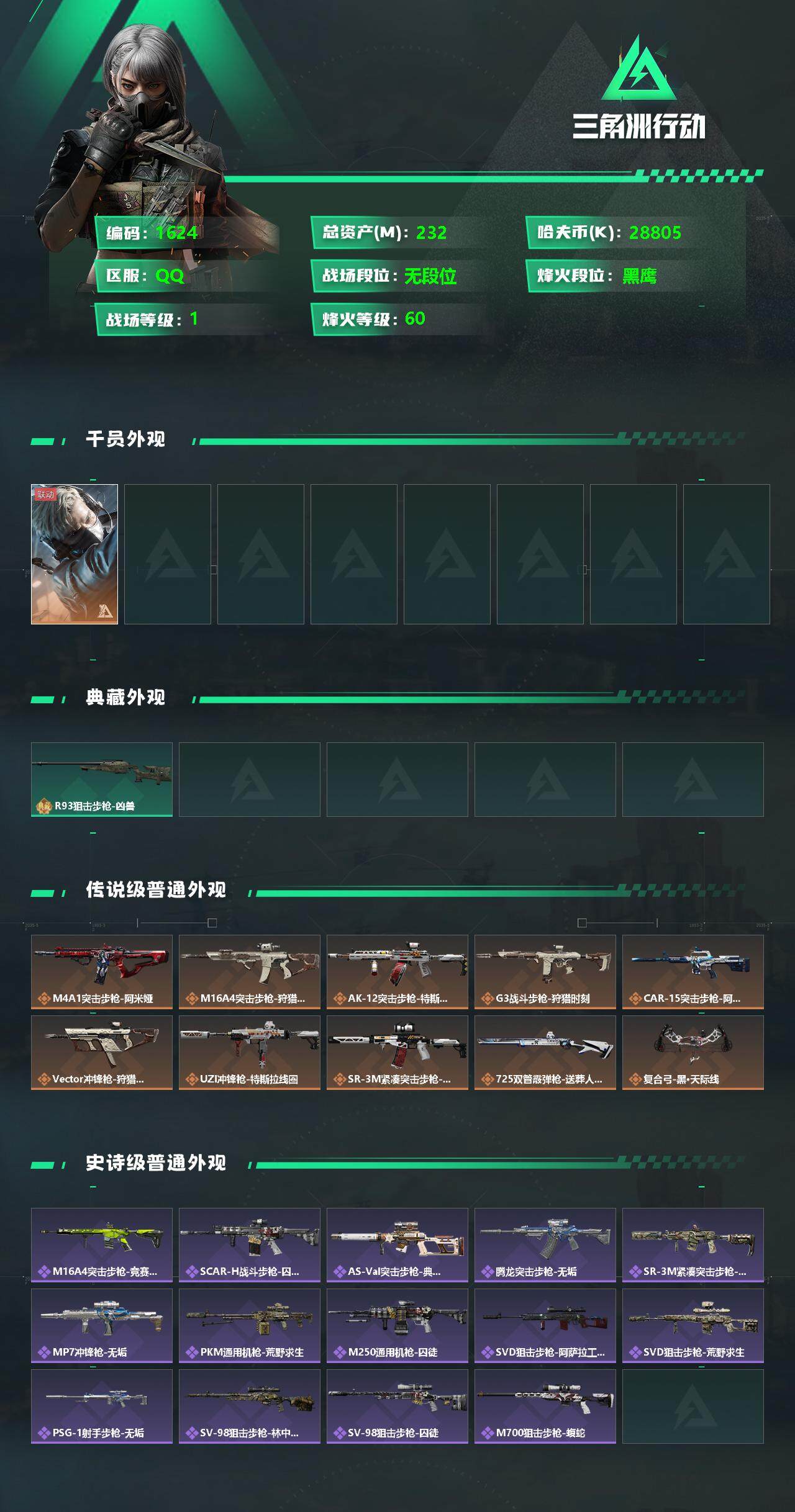 SJZCMW330673三角洲行动账号详情图2