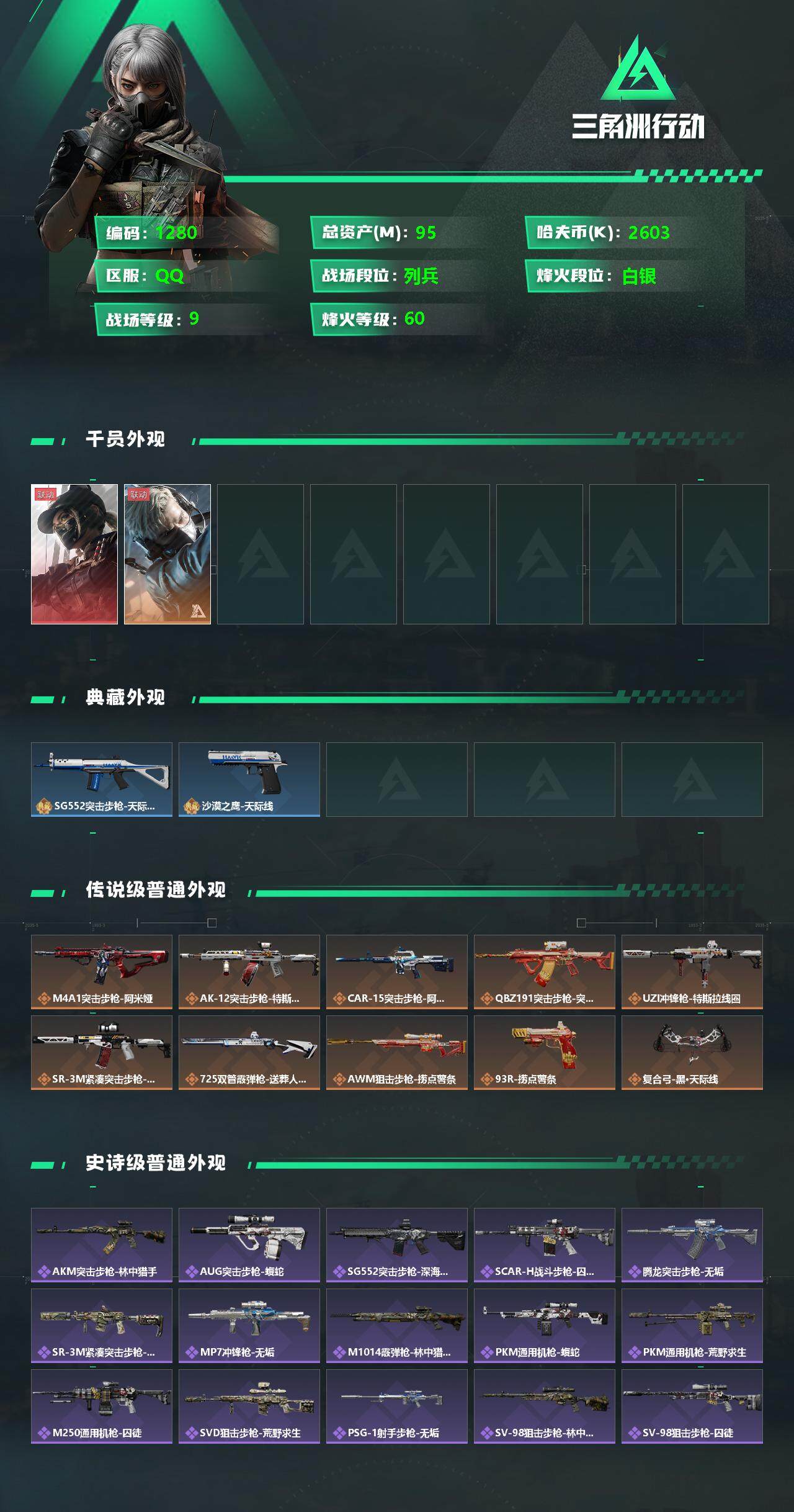 SJZQM332344三角洲行动账号详情图5