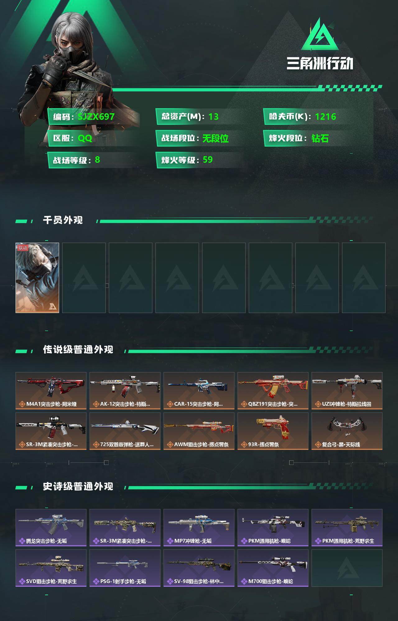 SJZEY331113三角洲行动账号详情图2