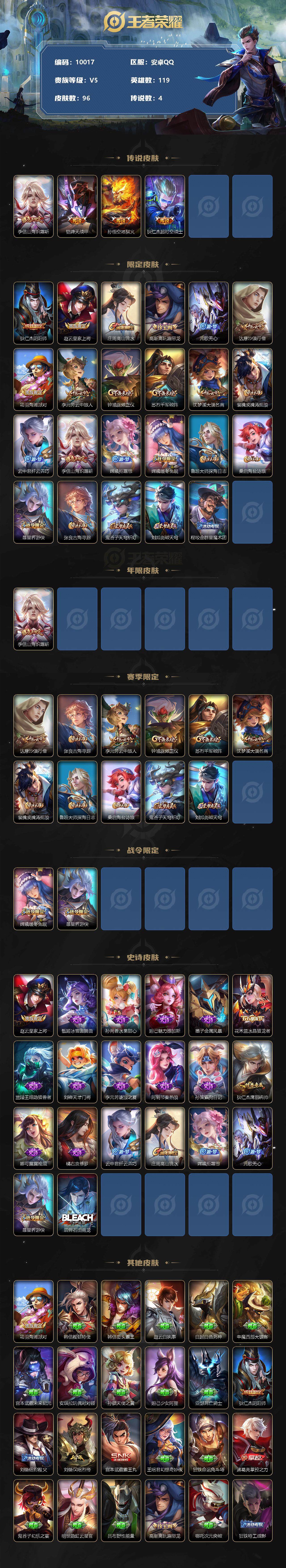 WZBSY3278668王者荣耀账号详情图2
