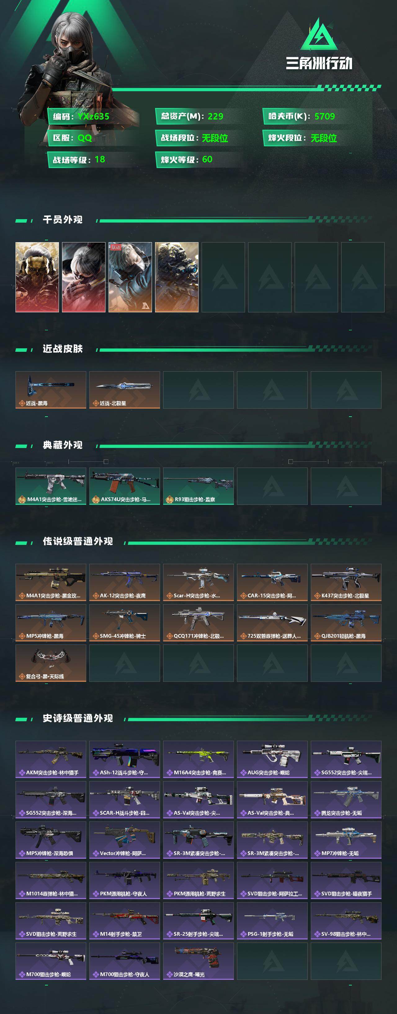 SJZYXS331313三角洲行动账号详情图2