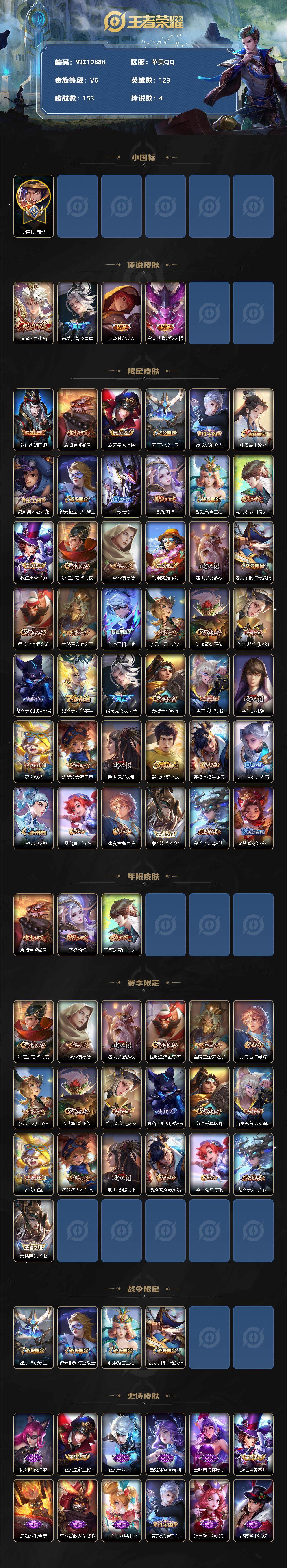 WZ0349274王者荣耀账号详情图2