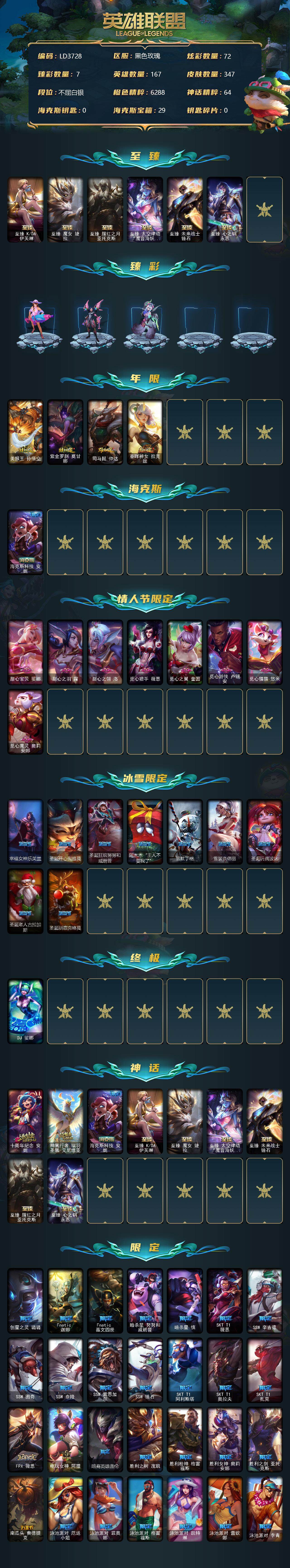 LOLEY312361英雄联盟账号详情图2