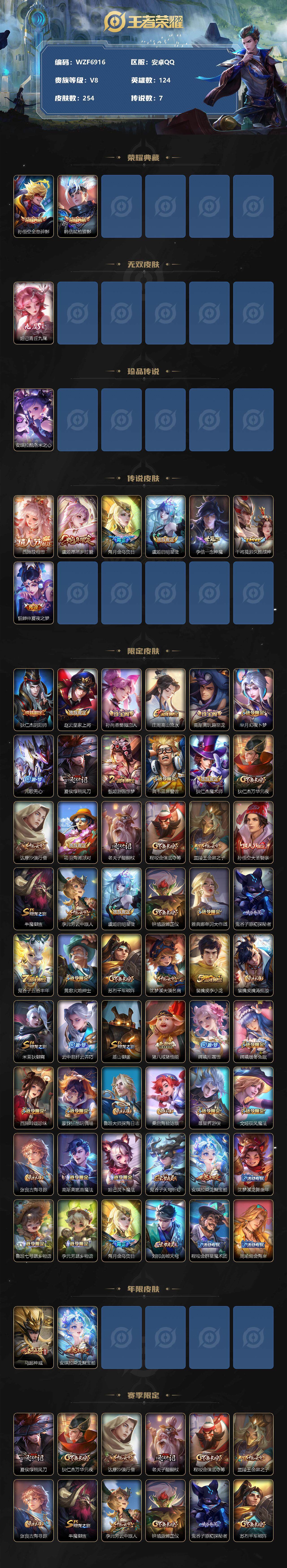 WZEY3281412王者荣耀账号详情图2