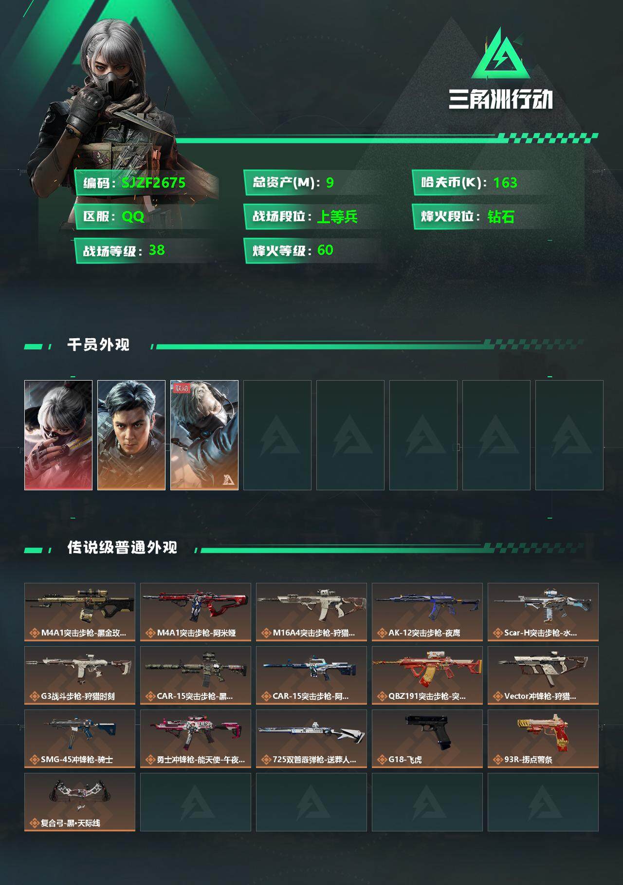 SJZEY331743三角洲行动账号详情图2