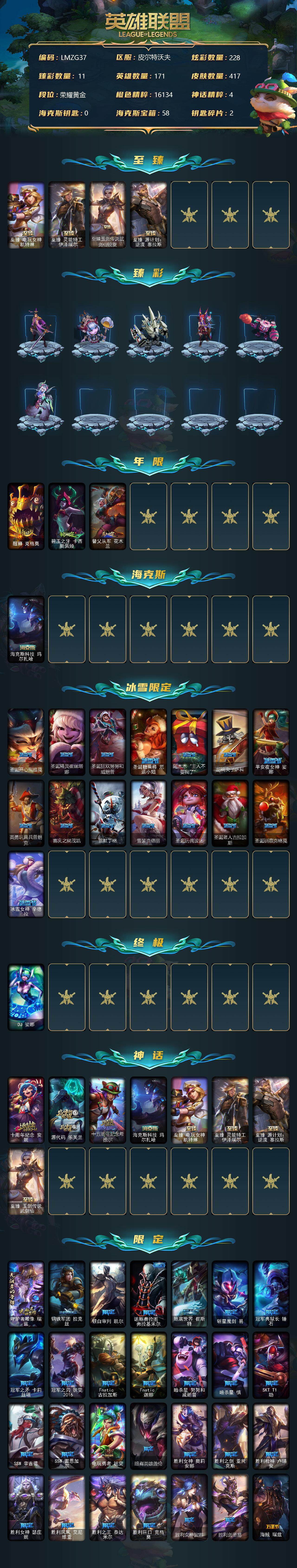LOLEY312537英雄联盟账号详情图2