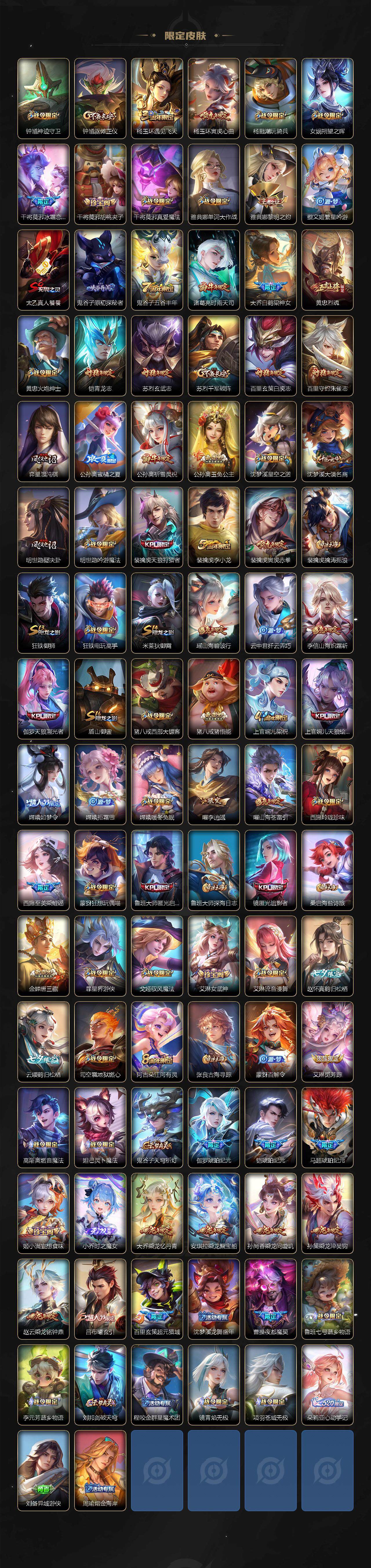 WZLFY3282809王者荣耀账号详情图4 WZLFY3282809王者荣耀账号详情图4