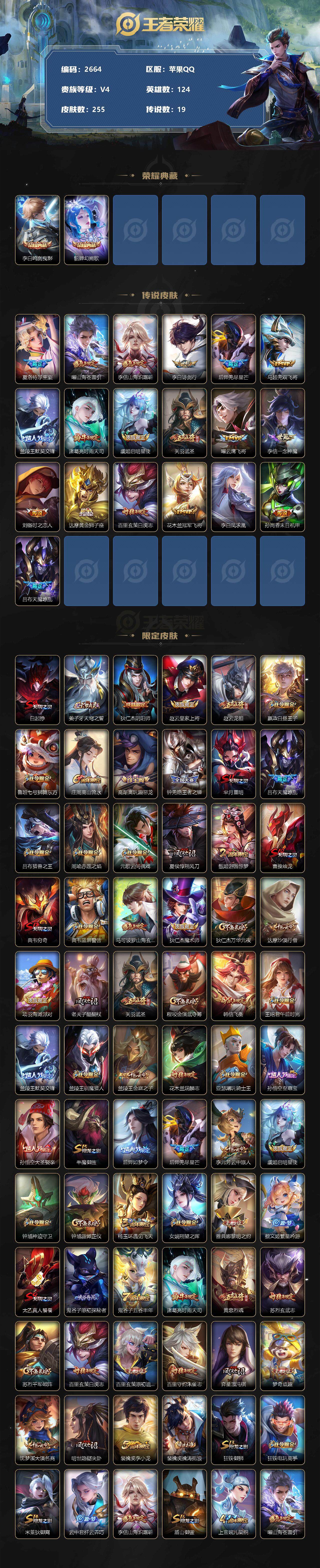 WZCMW3283494王者荣耀账号详情图2