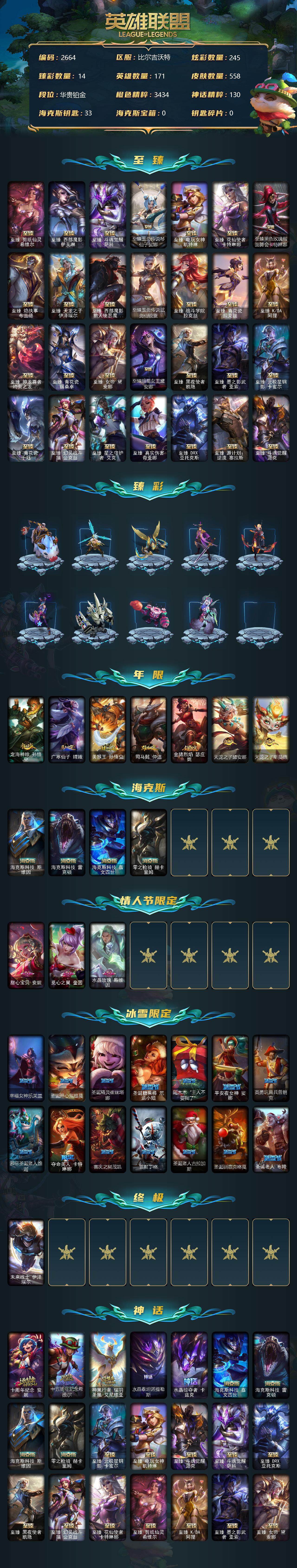 LOLCMW312589英雄联盟账号详情图2